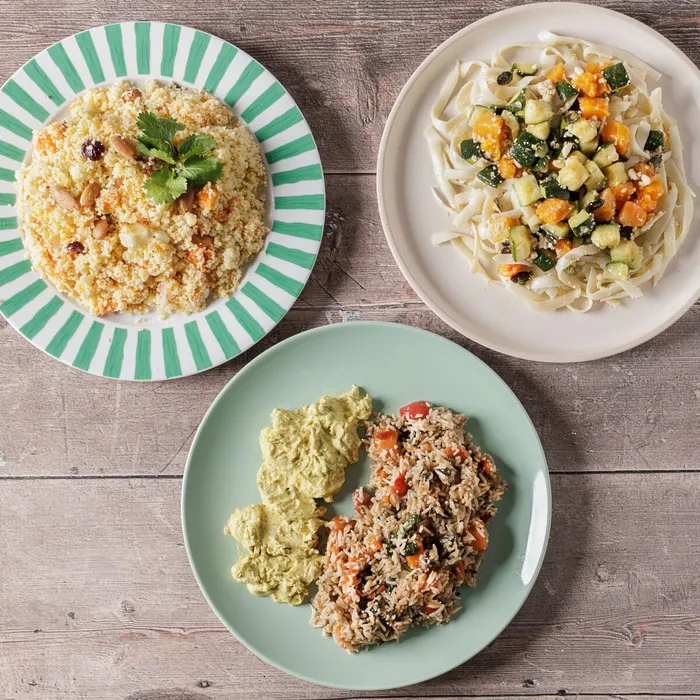 A selection of dishes