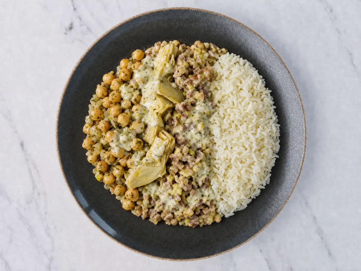 Kichererbsen, Za'atar-Joghurt und Kardamom