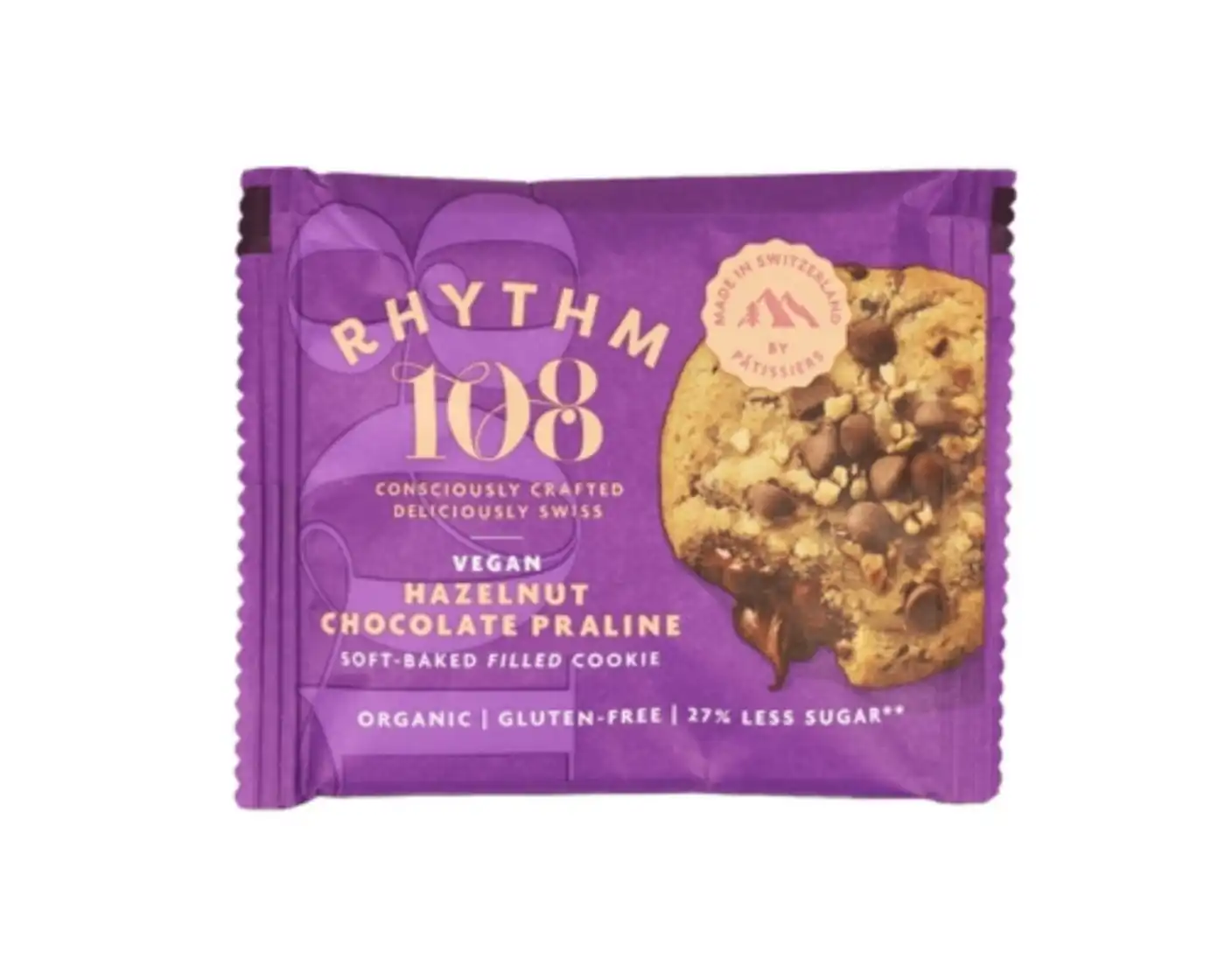 Rhythm 108 - Vegan chocolate hazelnut praline cookie